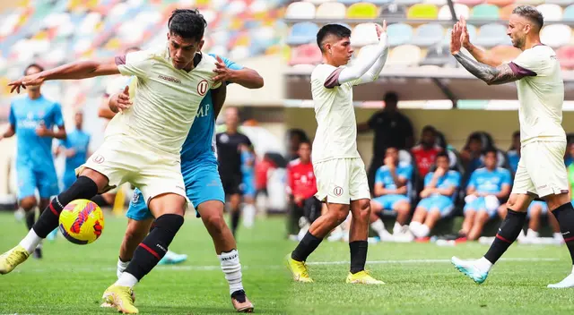 Universitario venció a la San Martín en el Estadio Monumental