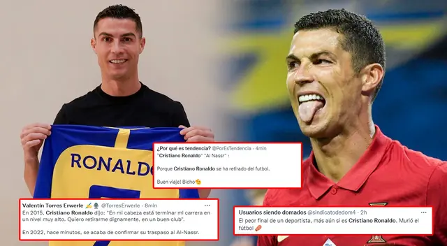Hinchas de CR7 no dudaron en expresar su opinión sobre el fichaje de su ídolo.