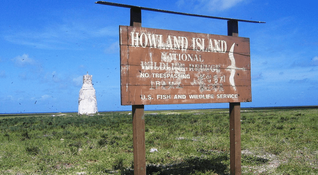 La Isla Howland de Estados Unidos es famosa por ser la última zona de la Tierra en recibir el Año Nuevo. | Fuente: Wikimedia Commons. La Isla Howland de Estados Unidos es famosa por ser la última zona de la Tierra en recibir el Año Nuevo. | Fuente: Wikimedia Commons.