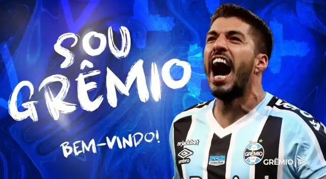 Luis Suárez es nuevo jugador de Gremio Luis Suárez es nuevo jugador de Gremio