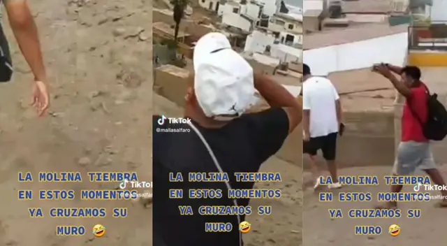 Un grupo de jóvenes decidieron visitar La Molina al ritmo de Chacalón.