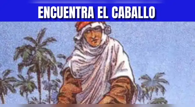 Reto visual EXTREMO: Descubre la ubicación del caballo y demuestra que eres el mejor Reto visual EXTREMO: Descubre la ubicación del caballo y demuestra que eres el mejor