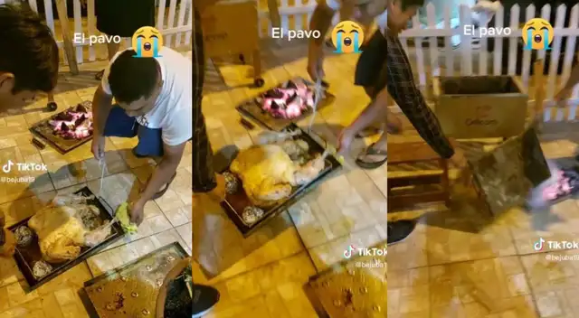 Jóvenes se volvieron virales en TikTok por peculiar escena de la cena de Año Nuevo 2023.