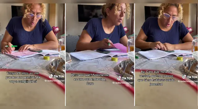 Joven de 27 años le ruega a su madre para que la deje ir a paseo por 'Año Nuevo' Joven de 27 años le ruega a su madre para que la deje ir a paseo por 'Año Nuevo'