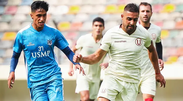 Universitario jugará el miércoles ante César Vallejo.