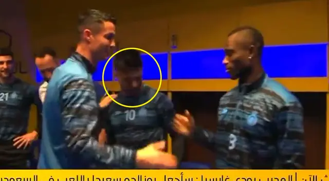 Cristiano Ronaldo no fue bien recibido por el Pity Martínez
