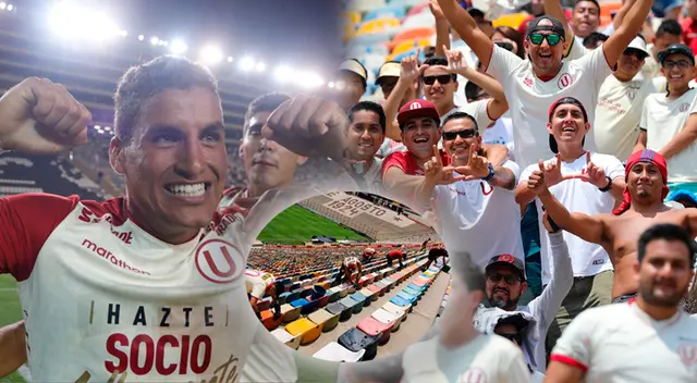 Hinchas de Universitario limpiaron el Monumental para la Noche Crema