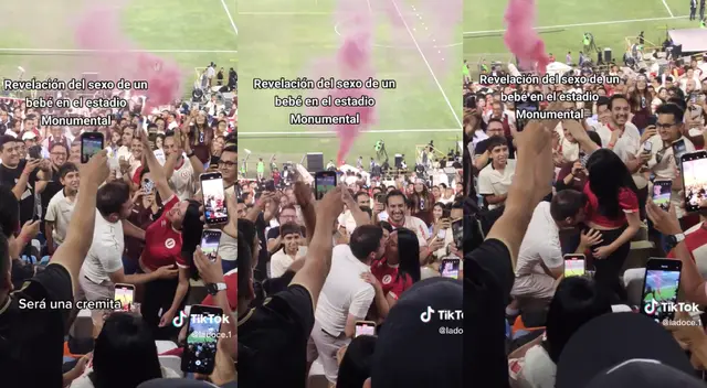 Pareja decidió hacer oficial el anuncio del sexo de su 'dulce espera' en la presentación de su equipo.