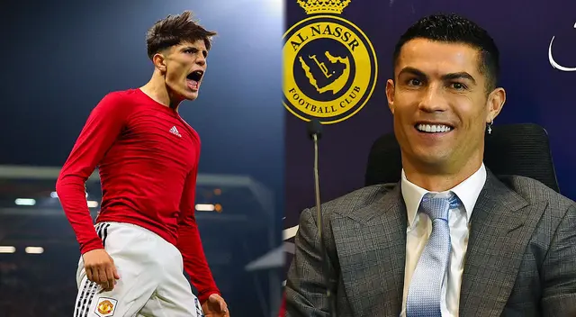 Garnacho del United es captado usando ropa interior de la marca de Cristiano Ronaldo Garnacho del United es captado usando ropa interior de la marca de Cristiano Ronaldo