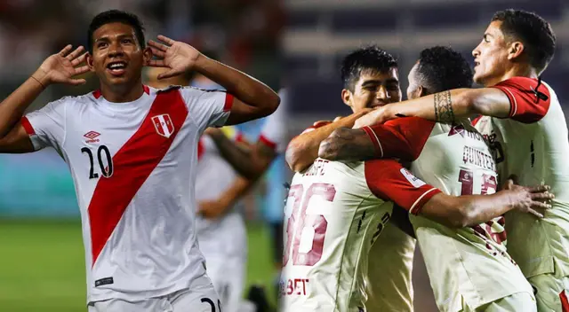 Edison Flores felicita a Jordan Guivin en la Noche Crema 2023
