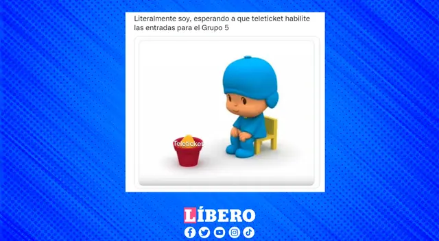 Pasaron días, horas y ahora minutos. Grupo 5 alborota las redes sociales con su próximo concierto en Lima.