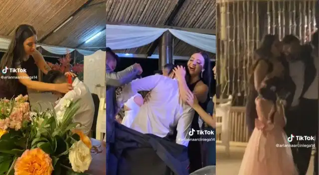 Una joven se volvió viral luego de protagonizar una peculiar escena.