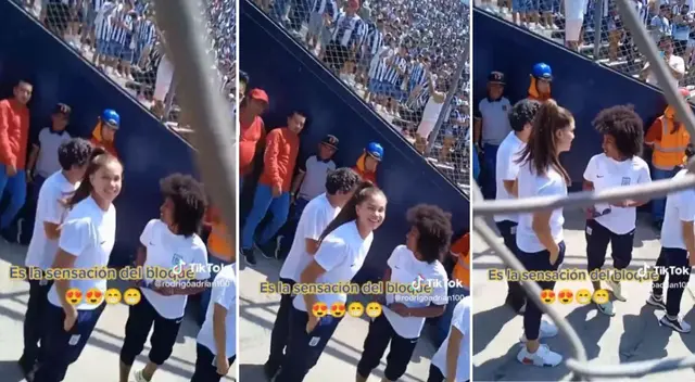 Hincha de Alianza Lima sorprendió a Adriana Lúcar.