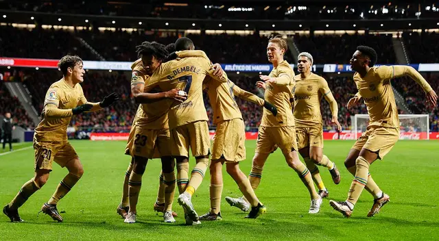 Atlético Madrid apunta al Barcelona
