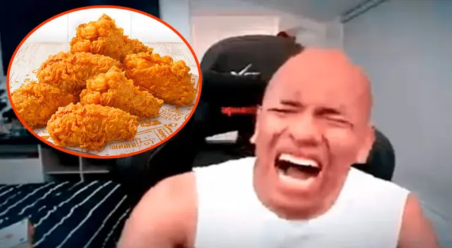 En plena trasmisión, el streamer lanzó unos fuertes gritos para demostrar su malestar.