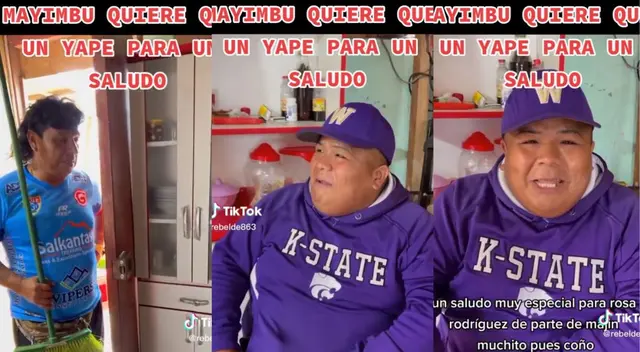 Mayimbú se volvió viral en redes sociales luego de pedir dinero por un saludo