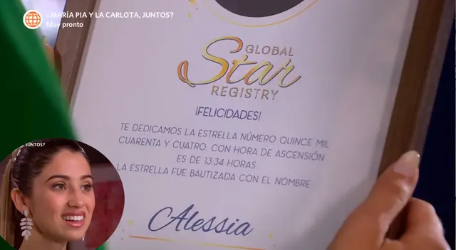 Por si no lo sabes podrías comprar una estrella y ponerle el nombre que desees.