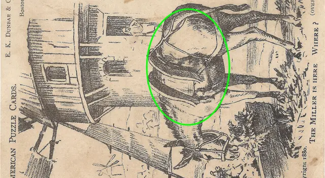 ¿Tus ojos fueron capaces de identificar la silueta del caballero escondido? | Fuente: Pinterest. ¿Tus ojos fueron capaces de identificar la silueta del caballero escondido? | Fuente: Pinterest.