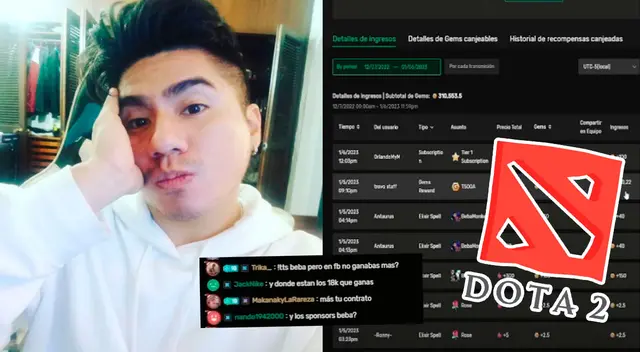 El streamers dijo cuánto dinero gana pero sus fans lo trolearon.