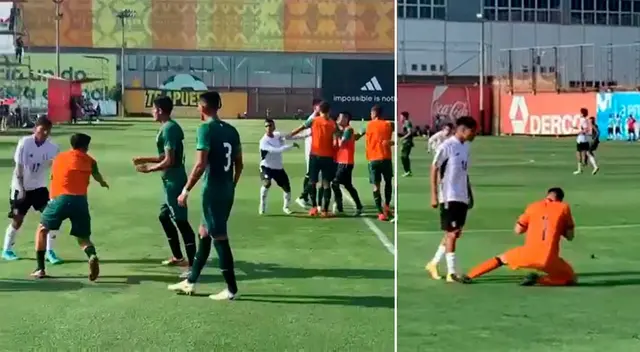 Futbolistas peruanos se pelearon con bolivianos