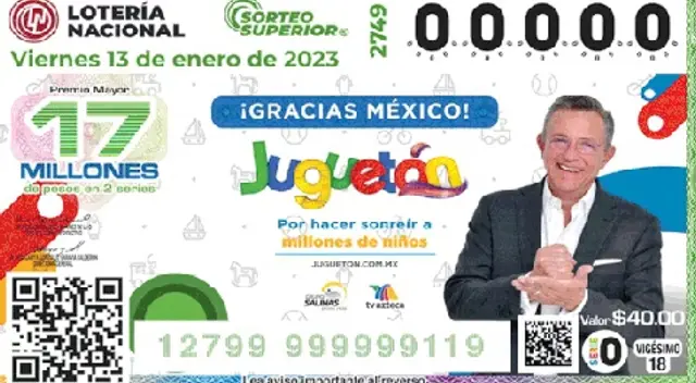Resultados del Sorteo Superior 2749 del viernes 13 de enero. Resultados del Sorteo Superior 2749 del viernes 13 de enero.
