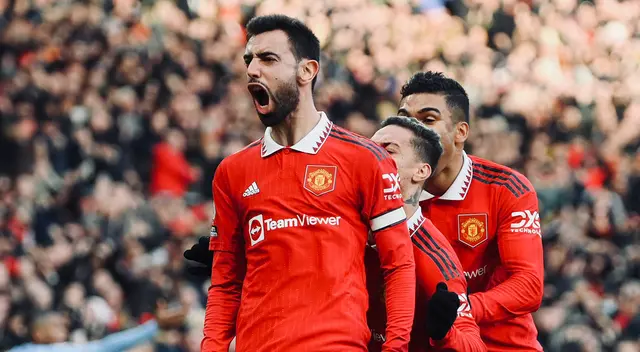 El Manchester United venció 2-1 al Manchester City en el derbi