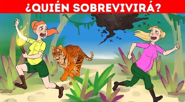 Ubica a quien sobrevivirá en este desafío viral de solo 7 segundos