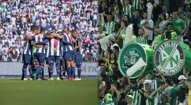 Alianza Lima recibió canticos por parte de la hinchada de Atlético Nacional Alianza Lima recibió canticos por parte de la hinchada de Atlético Nacional
