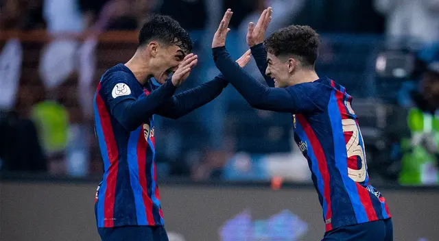 Barcelona es campeón de la Supercopa de España tras golear a Real Madrid