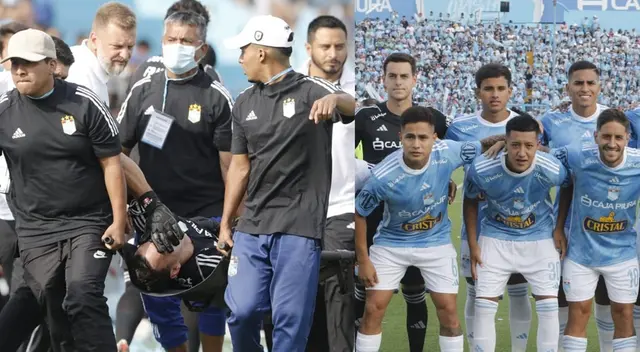 Alejandro Duarte fue retirado en camilla del Estadio Alejandro Villanueva.
