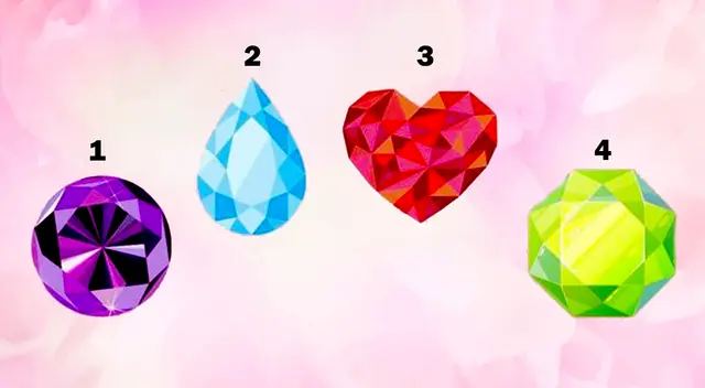 Piensa sabiamente y escoge el diamante que más te guste para que puedas conocer más sobre ti.