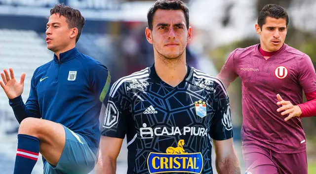 Algunos jugadores no podrán acompañar a sus equipos en el inicio de la Liga 1. Foto: Alianza Lima / Sporting Cristal / Universitario / Composición Líbero Algunos jugadores no podrán acompañar a sus equipos en el inicio de la Liga 1. Foto: Alianza Lima / Sporting Cristal / Universitario / Composición Líbero