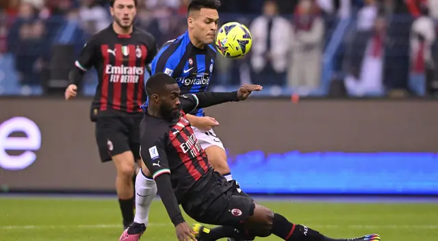 Inter derrotó al Milan en la Supercopa de Italia Inter derrotó al Milan en la Supercopa de Italia