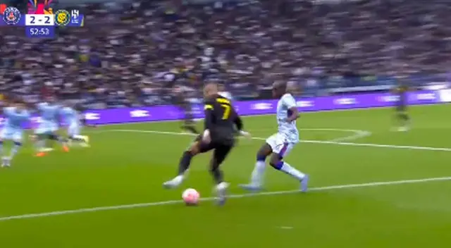 Mbappé hizo un gran partido con el PSG