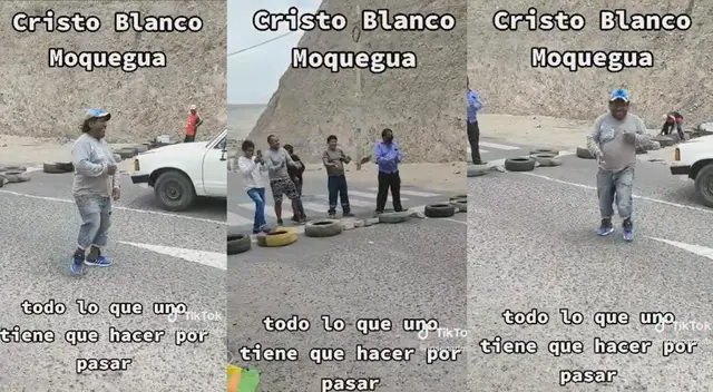 El señor no tuvo problemas para salir de su vehículo y 'conquistar' a los pobladores con sus peculiares pasos de baile en plena carretera. El señor no tuvo problemas para salir de su vehículo y 'conquistar' a los pobladores con sus peculiares pasos de baile en plena carretera.