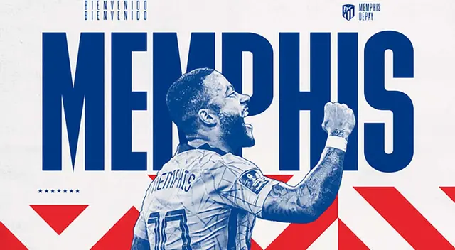 Memphis Depay es nuevo jugador de Atlético de Madrid