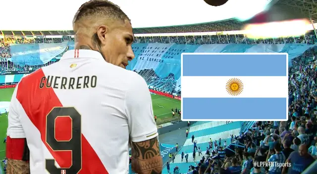 Paolo Guerrero es analizado por medio argentino tras su llegada a Racing.