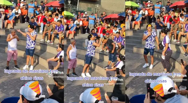 Chino risas es viral en redes sociales luego de que su elenco cometa un blooper. Chino risas es viral en redes sociales luego de que su elenco cometa un blooper.