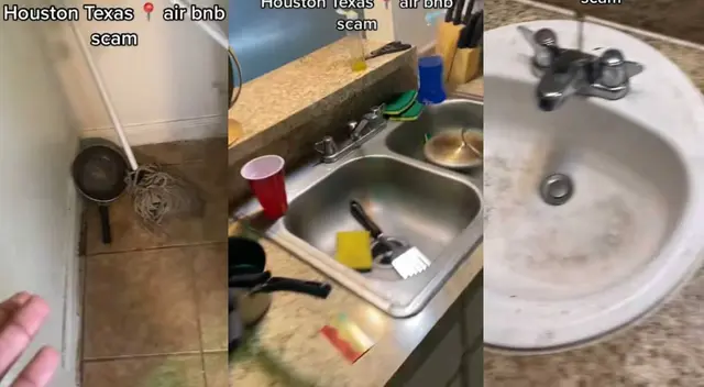 Alquiló un cuarto por Airbnb en EE.UU. y quedó decepcionado con el resultado.