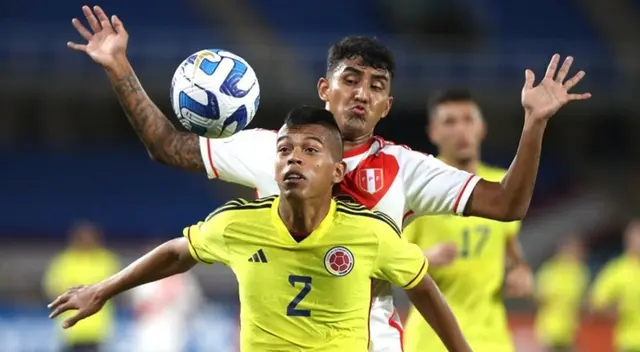 Perú vs. Colombia por el Sudamericano Sub20