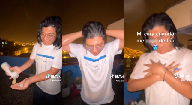 El joven quiso darse un refrescante baño en la noche, pero no todo salió como lo esperaba. El joven quiso darse un refrescante baño en la noche, pero no todo salió como lo esperaba.