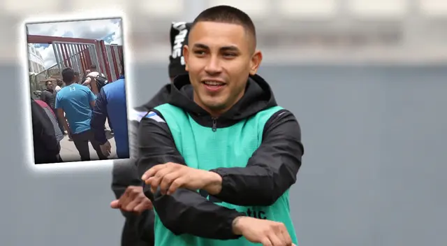 Los hinchas de Deportivo Garcilaso intentaron agredir a Jean Deza. Los hinchas de Deportivo Garcilaso intentaron agredir a Jean Deza.