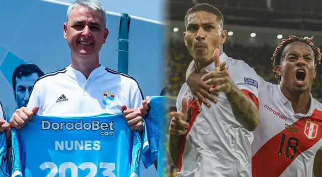 Tiago Nunes se deshizo en halagos hacia Paolo Guerrero y lo comparó con Hernán Barcos.