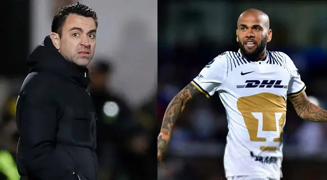Xavi y Alves fueron compañeros en Barcelona