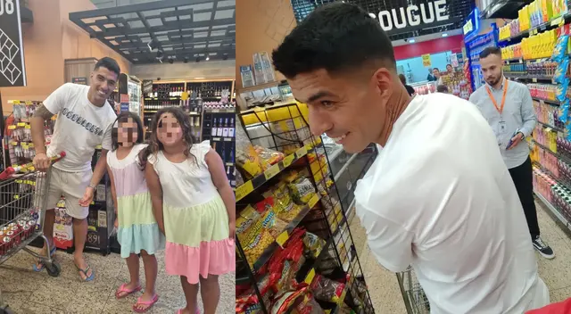 Luis Suárez anotó un hat-trick en su debut con el equipo brasileño. Miles de hinchas acudieron a su presentación.