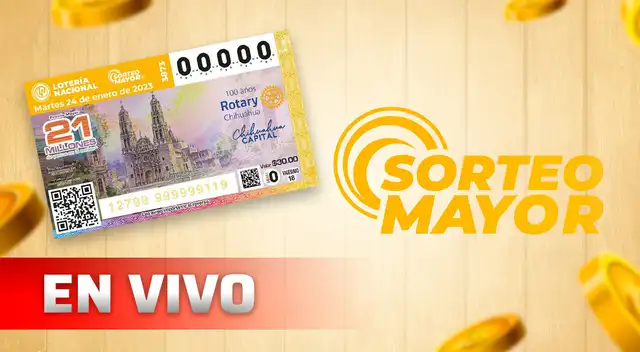 Este martes el Sorteo Mayor es alusivo al Centenario del Club Rotario Chihuahua.