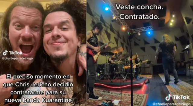 Músico peruano forma parte de la agrupación musical de Chris Jericho.