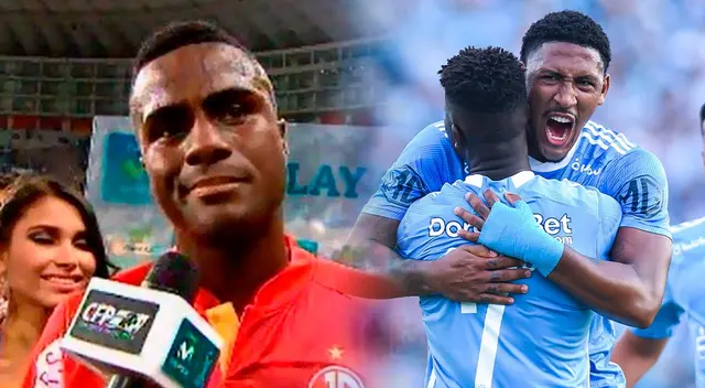 Christian Ramos elogió el buen momento del cuadro celeste. Foto: CMD / Sporting Cristal / Composición Líbero