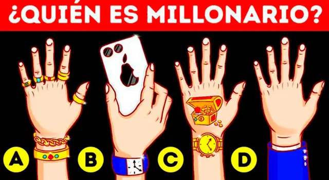 ¿Quién es millonario? Descifra este acertijo en tan solo unos segundos