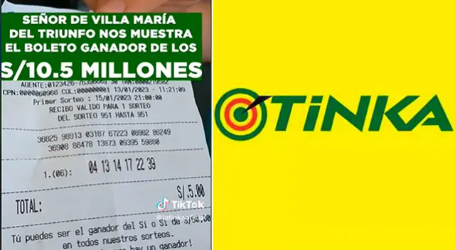 Peruano que ganó más de 10 millones de La Tinka solo invirtió el dinero de su pasaje Peruano que ganó más de 10 millones de La Tinka solo invirtió el dinero de su pasaje